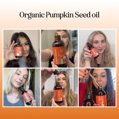 Maple Holistics Pumpkin Seed Oil Organic Certified – 100% 4 Fl Oz (Pack of 1)