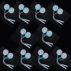 10 Pairs Round Self-adhesive Electrode Pad Replacement For Microcurrent Machine