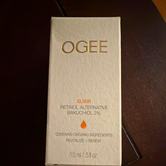 OGEE Elixir Bakuchiol 2% Retinol Alternative Face, Organic, 15 mL/.51 oz