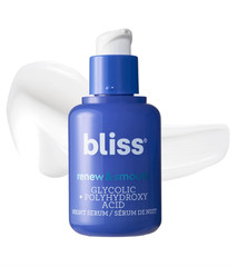 Bliss Renew & Smooth Resurfacing Night Serum Glycolic Polyhydroxy Acids 30ml NIB