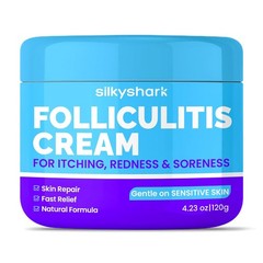 Folliculitis Treatment Cream (4.23 oz), Soothing Relief for Razor Bumps, Acne, I