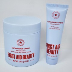 First Aid Beauty Ultra Repair Cream with Colloidal Oatmeal 6 oz Tub & 1 oz Tube