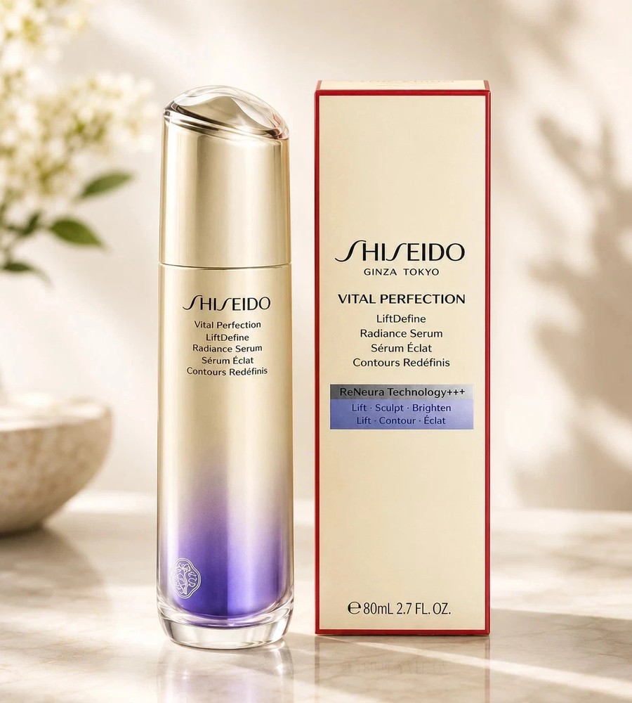 Shiseido Vital Perfection LiftDefine Radiance Serum 80mL / 2.7 oz Fresh