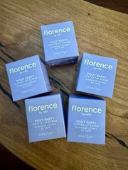 Florence by Mills Pout Party Coffee Lip Scrub 5 Pack 0.52 oz New in Box Gift Set