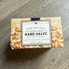 Beekman 1802 Pure Goat Milk Ultra Rich Hand Salve Honey & Orange Blossom 2.5 oz