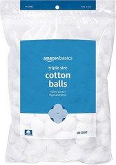 Amazon Basics Cotton Balls for Skincare, Makeup Removal, Cotton, Hypoallergenic,