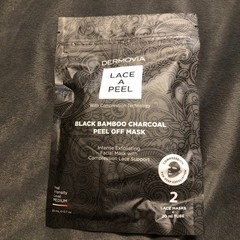 Dermovia Lace A Peel Compression Tech Black Bamboo Charcoal – 2 Peel Off Mask
