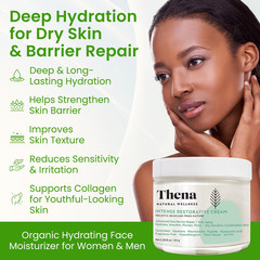 Hydrating Skin Barrier Repair Cream for Dry Sensitive Skin with Ceramides & Pept