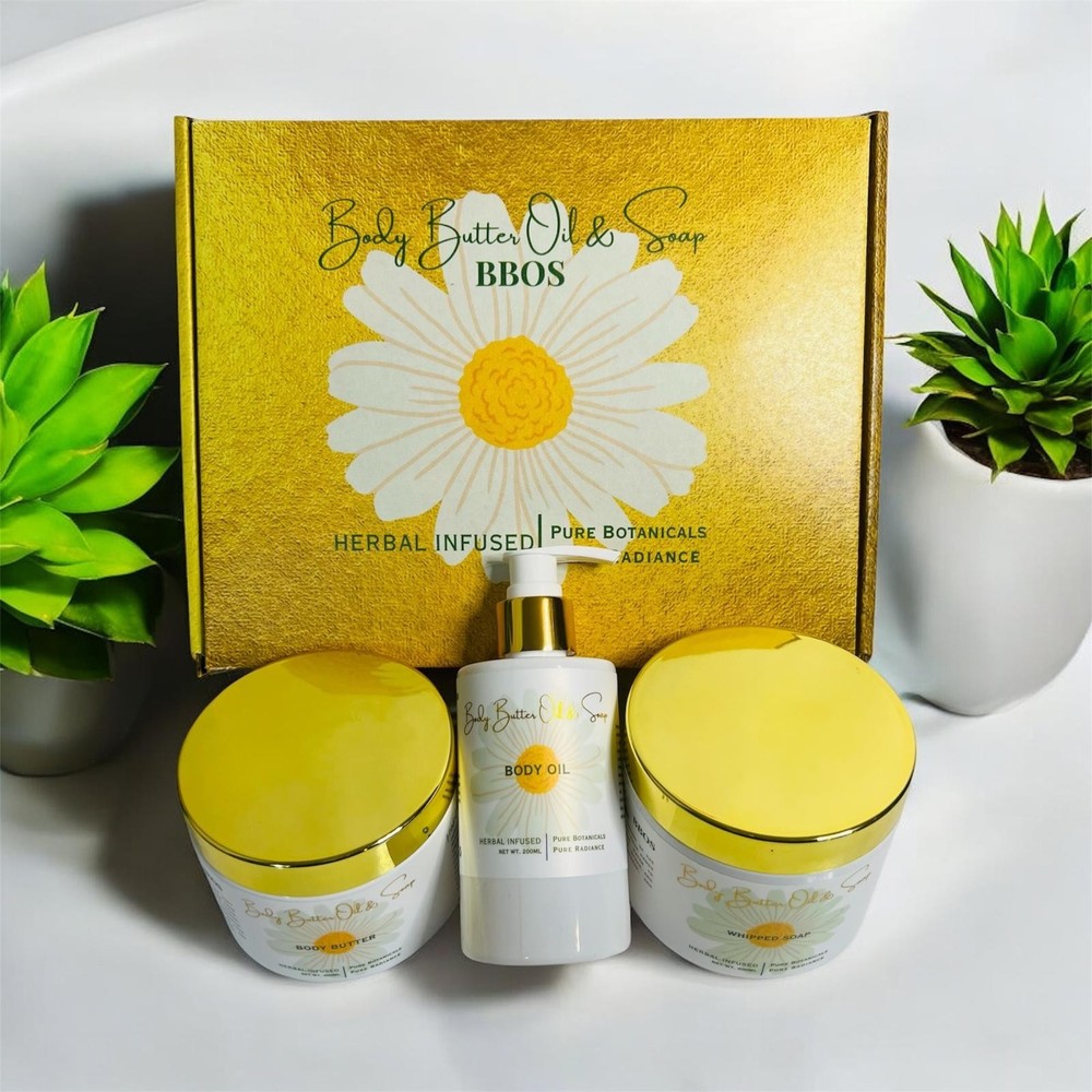 BBOS Botanical Trio – Body Butter, Body Oil & Soap
