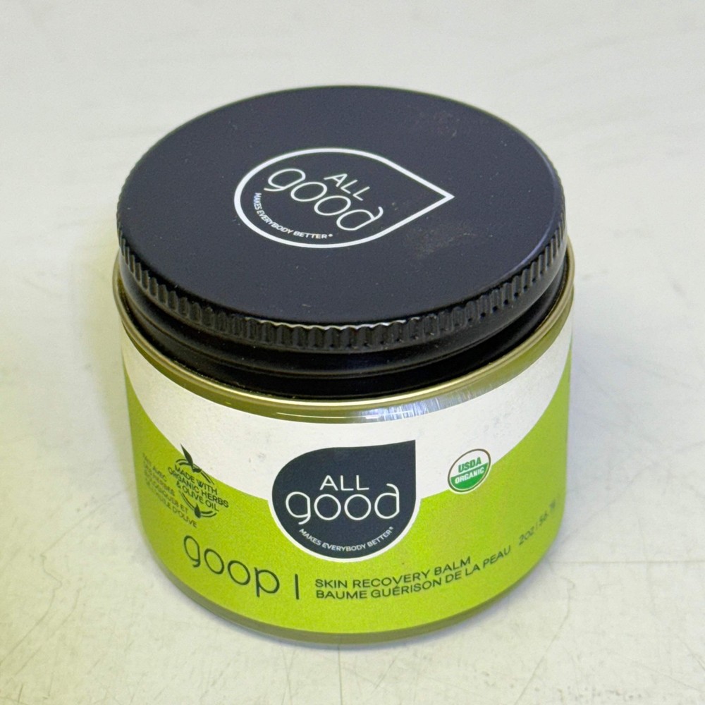 ALL GOOD Goop Skin Recovery Balm W/ Organic Herbs And Olive Oil 2 Oz – New