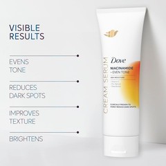 Dove Body Cream Serum Niacinamide + Even Tone for Dark Spots and Uneven Tone wit