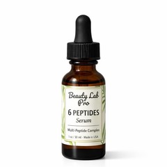 6 Peptides Serum 1oz 30ml Multi Peptide Complex Firming Smoothing Made USA