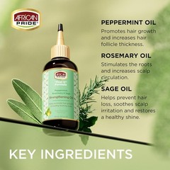 African Pride Feel-It Formula Strengthening Oil with 4 Fl Oz (Pack of 1)