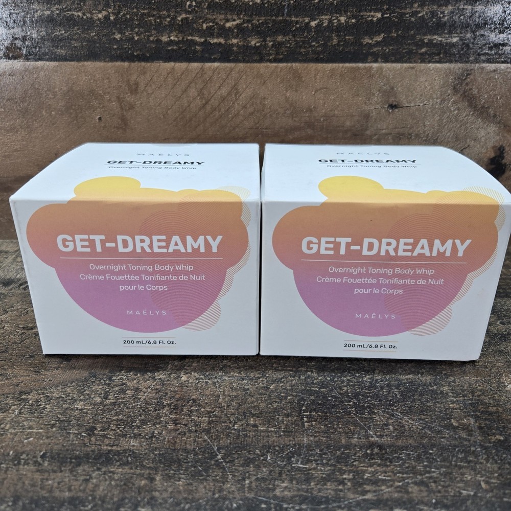 2 NIB & SEALED – MAELYS GET-DREAMY Overnight Toning Body Whip – 6.8 oz.