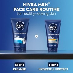 NIVEA MEN Maximum Hydration Face Wash, Face Wash with Provitamin B5 and Aloe Ver