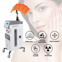 7 Colors PDT LED Light Photon Therapy Face Neck Mask Skin Rejuvenation Machine