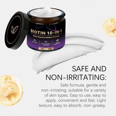 Biotin 10-in-1 Skin Restoration Cream, 2026 Professional Skin Treatment Cream ~