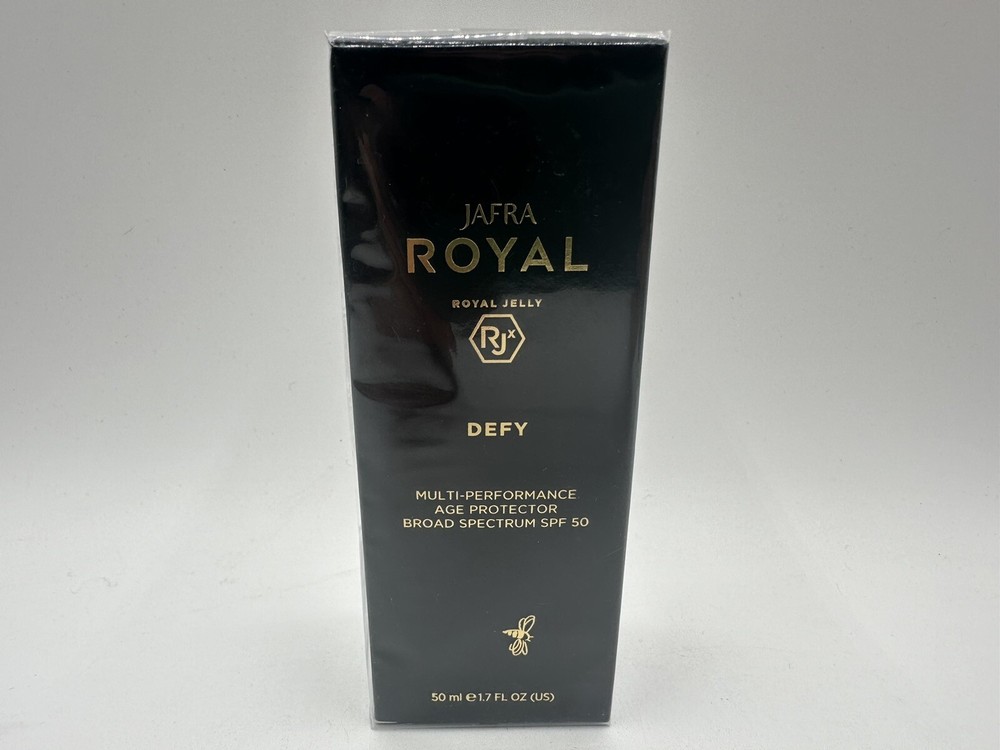 Jafra Royal Jelly Defy 1.7 FL OZ Multi-Performance Age Protector SPF50 – New