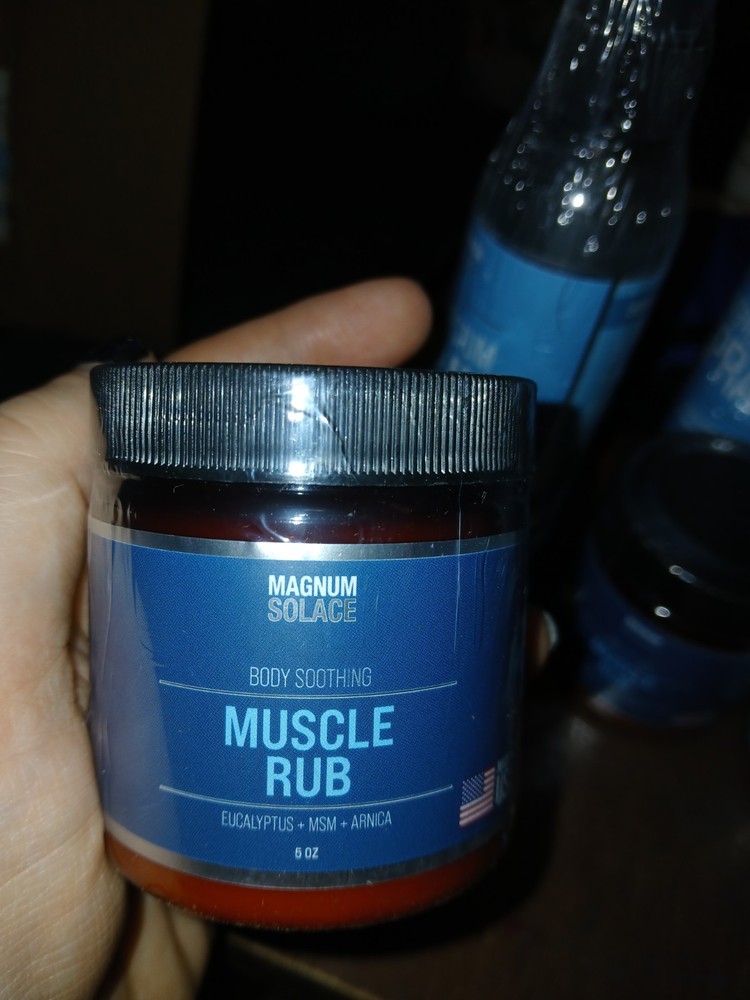Muscle Rub Cream – Extra Strength Menthol Cream with Arnica – 4 oz