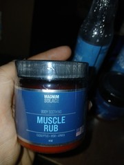 Muscle Rub Cream – Extra Strength Menthol Cream with Arnica – 4 oz