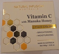 Natural Infusion Australia Vitamin C + Manuka Honey Face Cream 3.52oz