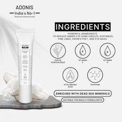 ADONIS E GEL Under Eye Gel 15g Daily Eye Care for Men & Women