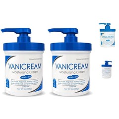 Vanicream Moisturizing Skin Cream – Pack of 2, 16 fl oz Each – Gentle for Eczema