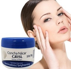 Grisi Concha Nacar Lightening Cream & Soap . Brightens, Moisturizes.Pack of 2