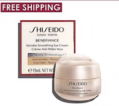New Shiseido Benefiance Wrinkle Smoothing Eye Cream – Size 15mL / 0.51 Oz