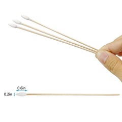 High-Quality 1200pcs Cotton Swabs with Pointed Tips for Precision Cleaning