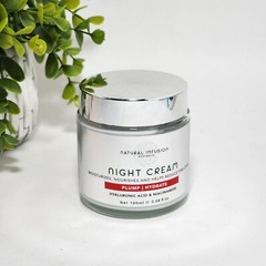 Natural Infusion Night Cream Hyaluronic & Niacinamide Plump Hydrate 3.38 fl oz
