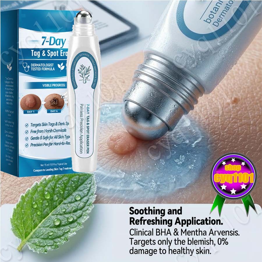 Tag & Spot Eraser Mole Skin Tags Removal Tool Eraser Pen Painless Long-Lasting🔥