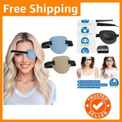 Comfortable 3D Eyepatch Set for Amblyopia – Adjustable & Stylish for All Ages