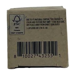Sky Organics Organic Sugar Lip Scrub Brown Sugar Coconut Oil 0.25 oz 6 Pack New