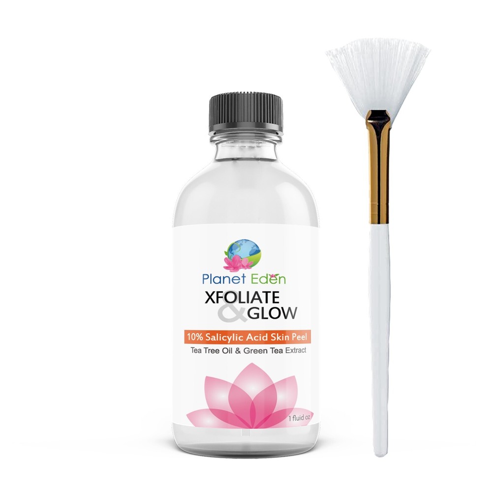 10% Salicylic Acid Peel with Green Tea and Fan Brush – Acne | Sun Damage