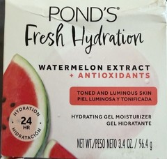 Pond&rsquo;s Fresh Hydration Moisturizing Gel, Watermelon Extract+Antioxidants 96g NIB