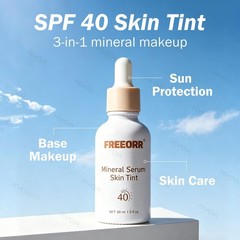 KYDA Skin Tint with SPF 40, Tinted Mineral Sunscreen Serum with Zinc Oxide,Ti…