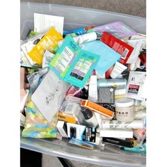 Beauty Makeup Hygiene Nail Lips Skincare Hair care Bulk Box Lot of 50 Mix Travel