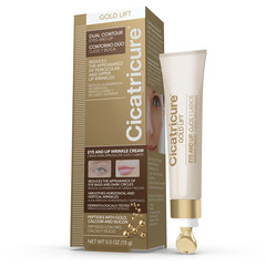 Gold Lift Dual Contour Cream, Eye and Lip Wrinkle Cream for Normal Skin 0.5 Fl O