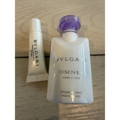 Bvlgari Omnia Amethyste Face Emulsion & Lip Balm Set Travel Size 7ml