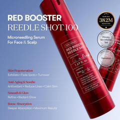 Red Booster Serum with Dragon&rsquo;s Blood & Exosome, 1.69 Fl Oz