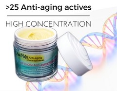 Peptide Cream Argireline Matrixyl Pepha Tight Syn-Coll ALA Deanol MSM CoQ10 D3PA