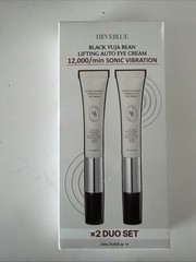 Heveblue Black Yuja Bean lifting auto eye cream 15ml 0.5oz (2 PACK)