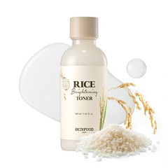 SKINFOOD Rice Brightening Toner, Korean Skincare Toner for Face with 48 Hours…