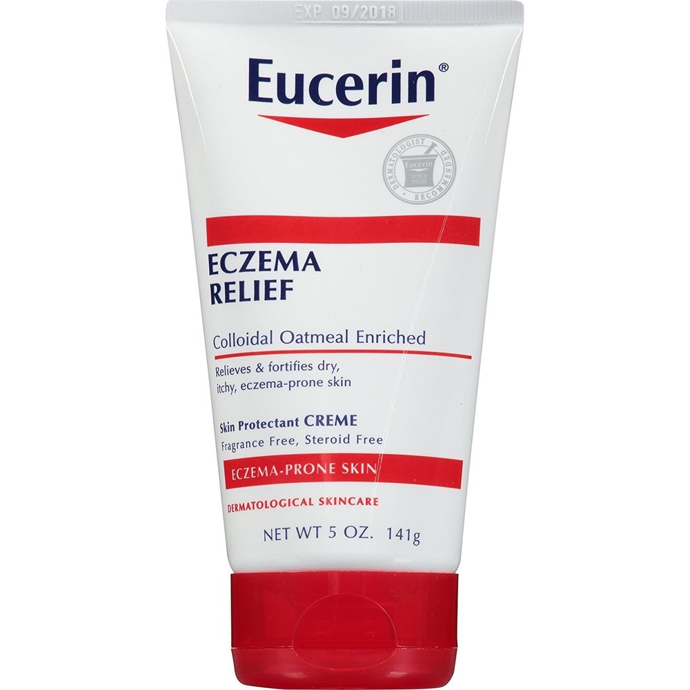 Eucerin Eczema Relief Skin Protectant Cream with Colloidal Oatmeal Enriched 5 Oz
