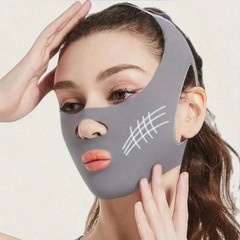1pcs Reusable V Line Lifting Mask with Chin Strap for Sleeping, Face Lift Preven