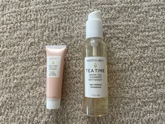 earth to skin TEA TIME White Tea Cleanser 4.7 fl oz & 1oz. New