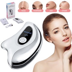 Red Light Electric Gua Sha Device with Heat Vibration Face Neck Lifting Massager