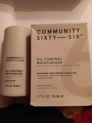 Community Sixty-Six Oil Control Moisturizer With Niacinamide And Grape Seed Oil