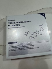 PADORO Tranexamic Acid + Vitamin C Serum, 6 Vials/Box, Firming, Tightening